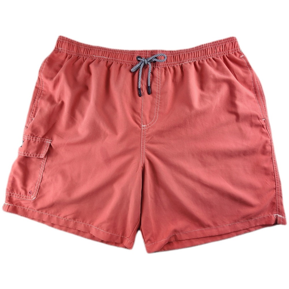 Chaps Mens XL Salmon Pink Board Shorts Swim Trunks